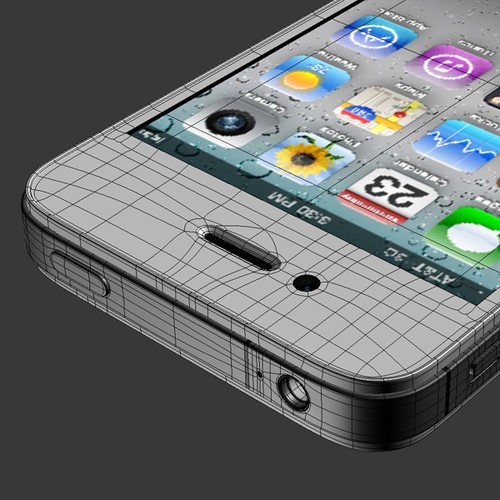 Apple iPhone 4S and New iPad 3 with Smart Cover 3D Model .max .obj .3ds .fbx .lwo .lw .lws .c4d