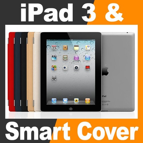 Apple iPhone 4S and New iPad 3 with Smart Cover 3D Model .max .obj .3ds .fbx .lwo .lw .lws .c4d
