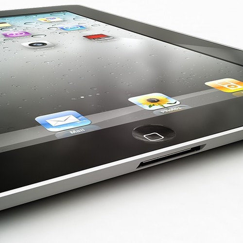 Apple iPhone 4S and New iPad 3 with Smart Cover 3D Model .max .obj .3ds .fbx .lwo .lw .lws .c4d