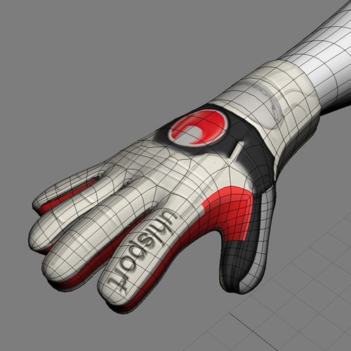 Rigged Football Player and Goalkeeper - Spain National Team 3D Model .max .c4d .ma .mb