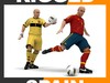 Rigged Football Player and Goalkeeper - Spain National Team