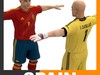Football Player and Goalkeeper - Spain National Team 3D Model