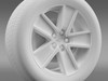 Chevrolet Camaro Convertible 2007 wheel 3D Model .max .obj .3ds .fbx .lwo .lw .lws .c4d