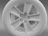 Chevrolet Camaro Convertible 2007 wheel 3D Model .max .obj .3ds .fbx .lwo .lw .lws .c4d