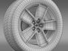 Chevrolet Camaro Convertible 2007 wheel 3D Model .max .obj .3ds .fbx .lwo .lw .lws .c4d