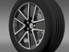 Chevrolet Camaro Convertible 2007 wheel 3D Model .max .obj .3ds .fbx .lwo .lw .lws .c4d