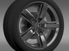 Chevrolet Camaro LS7 2008 wheel 3D Model