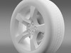 Chevrolet Camaro 2010 wheel 3D Model .max .obj .3ds .fbx .lwo .lw .lws .c4d