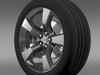 Chevrolet Camaro 2010 wheel 3D Model .max .obj .3ds .fbx .lwo .lw .lws .c4d