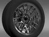 Chevrolet Camaro 2012 Hennesey wheel 3D Model
