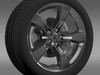 Chevrolet Camaro 2010 transformer wheel 3D Model
