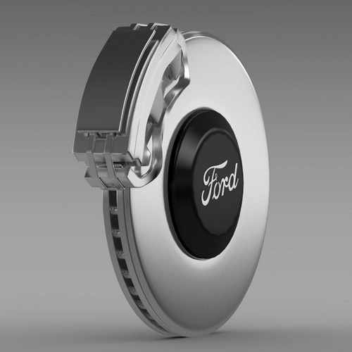Disc brake 3D Model .max .obj .3ds .fbx .lwo .lw .lws .c4d