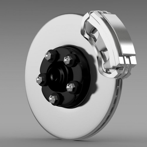 Disc brake 3D Model .max .obj .3ds .fbx .lwo .lw .lws .c4d