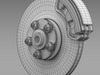 Disc brake 3D Model .max .obj .3ds .fbx .lwo .lw .lws .c4d