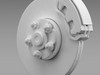 Disc brake 3D Model .max .obj .3ds .fbx .lwo .lw .lws .c4d