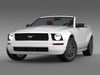 Ford Mustang Convertible 2005 3D Model