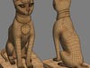 8 Bast cat 3D Model .max .obj .3ds .dae