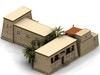 Egyptian House 3D Model .max .obj .3ds