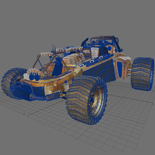 Desert Runner 3D Model .lwo .lw .lws