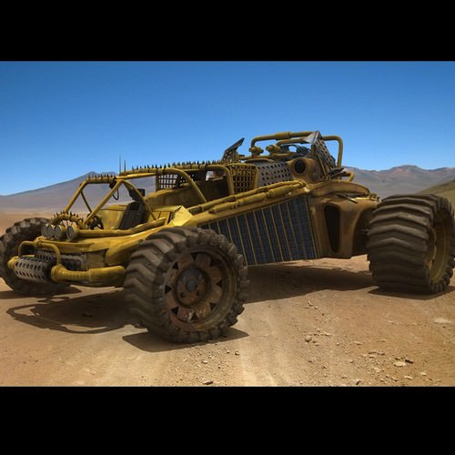 Desert Runner 3D Model .lwo .lw .lws