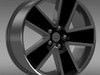 Chevrolet Camaro Convertible 2007 rim 3D Model