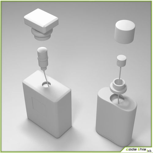 Replica Perfume Bottles Chanel N°5 and Acqua di Giò 3D Model .max .obj .fbx