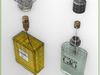 Replica Perfume Bottles Chanel N°5 and Acqua di Giò 3D Model .max .obj .fbx