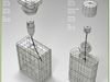 Replica Perfume Bottles Chanel N°5 and Acqua di Giò 3D Model .max .obj .fbx