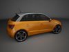 Audi A1 Sportback (orange) 3D Model .max .obj .3ds