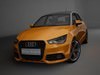 Audi A1 Sportback (orange) 3D Model .max .obj .3ds