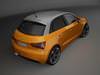 Audi A1 Sportback (orange) 3D Model .max .obj .3ds