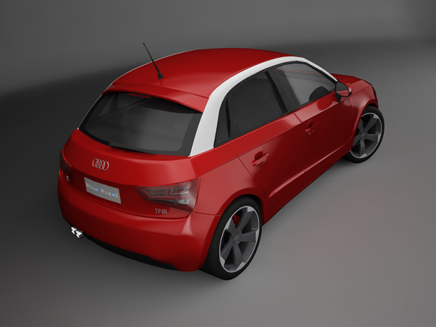Audi A1 Sportback 3D Model .max .obj .3ds