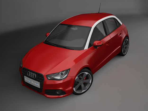 Audi A1 Sportback 3D Model .max .obj .3ds