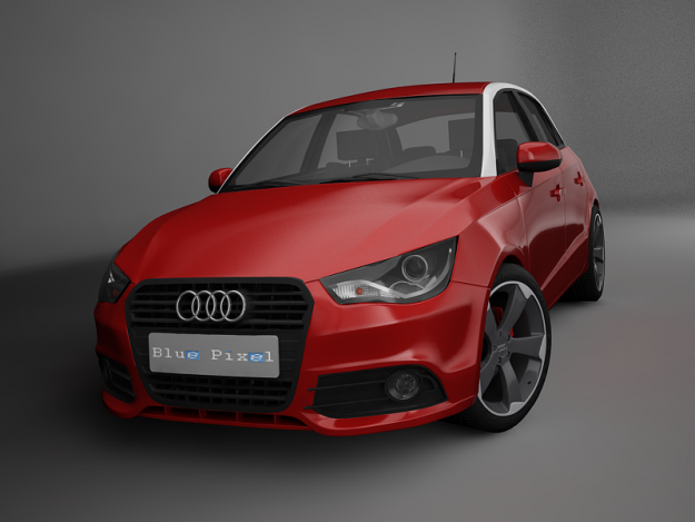 Audi A1 Sportback 3D Model .max .obj .3ds
