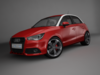 Audi A1 Sportback 3D Model .max .obj .3ds
