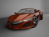 Acura NSX Roadster 3D Model .max .obj .3ds