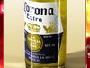 Corona Beer Bottle, Coaster and Lemon. 3D Model