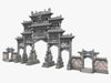 Tori Gate 02 3D Model