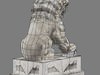 Stone Lion 3D Model .max .obj .3ds