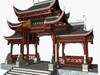 Tori Gate 01 3D Model