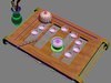 Tea set B 3D Model .max .obj