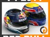 F1 2011 Sebastian Vettel and Mark Webber Helmet 3D Model