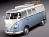 Volkswagen Camper Van 1... 3D Model