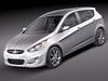 Hyundai Accent hatchbac... 3D Model