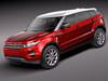 Range Rover Evoque 5 do... 3D Model