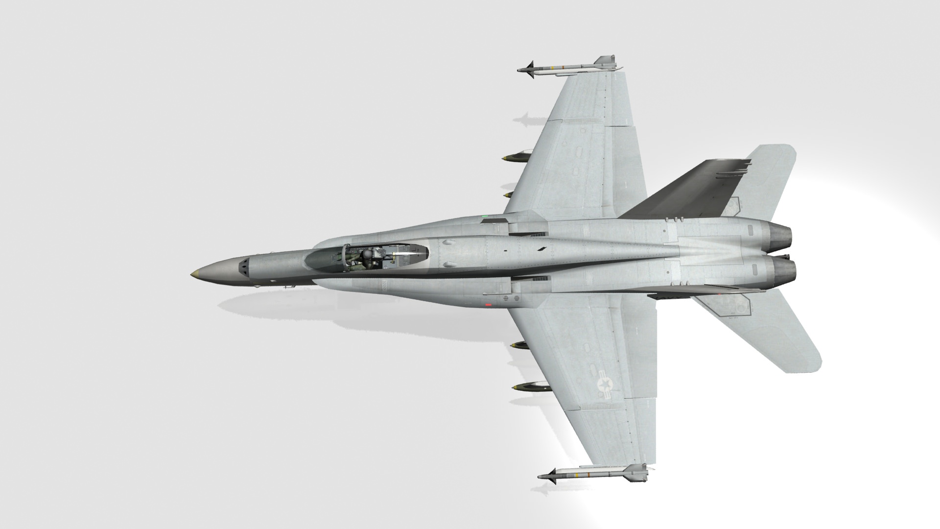F18C Hornet - US Navy VFA113 Stinger 3D Model Game ready ...