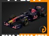 F1 2011 Toro Rosso STR6 - Scuderia Toro Rosso 3D Model