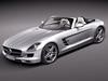Mercedes SLS 2012 Conve... 3D Model