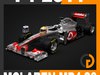 F1 2011 McLaren MP4-26 - Vodafone Mercedes 3D Model