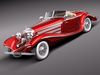 Mercedes 540K 1936-1938 3D Model